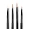 Golden Synthetic Round Acrylic Brushes, 4pc. by Artist's Loft® Necessities™